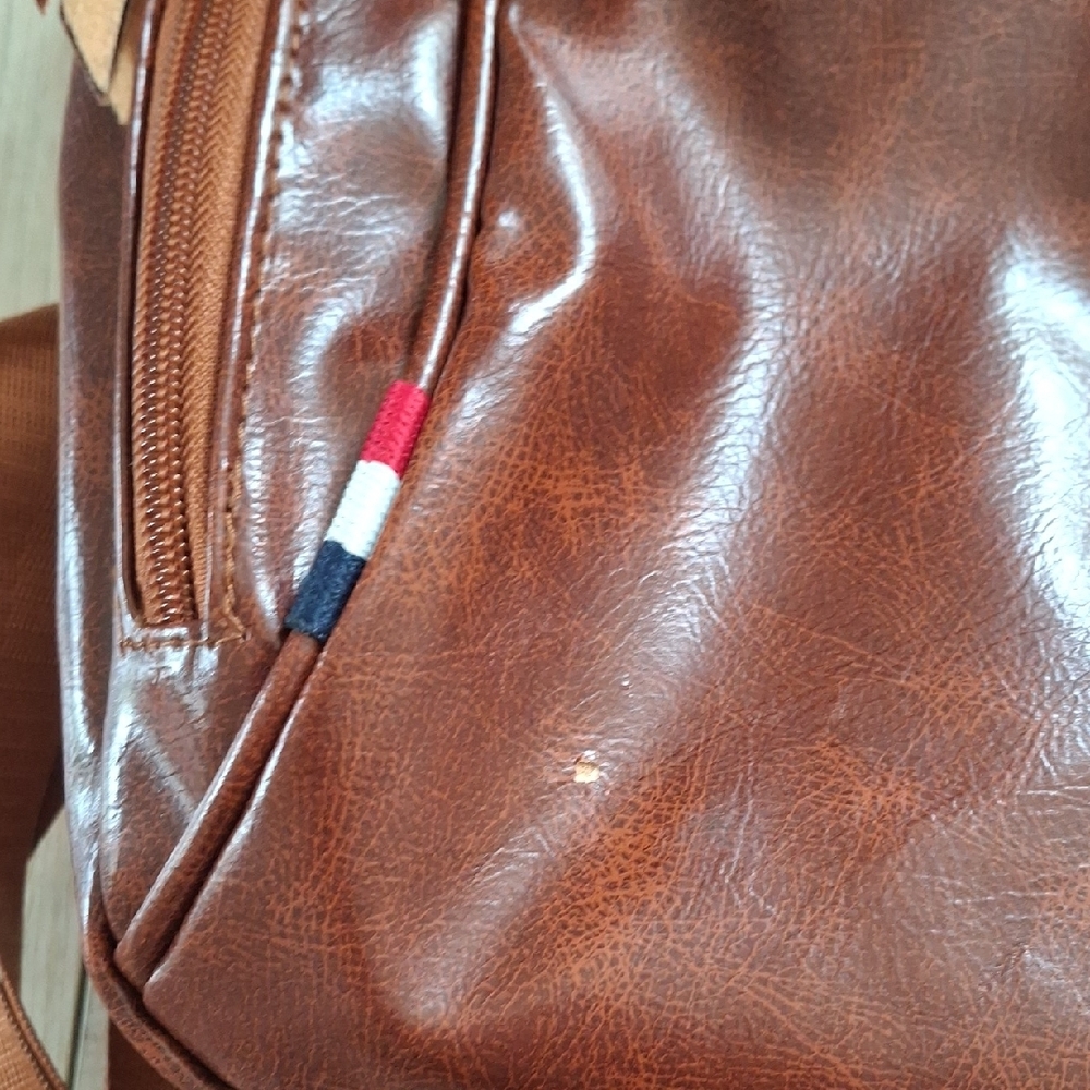 Brown Leather Backpack - Picture 8 of 14